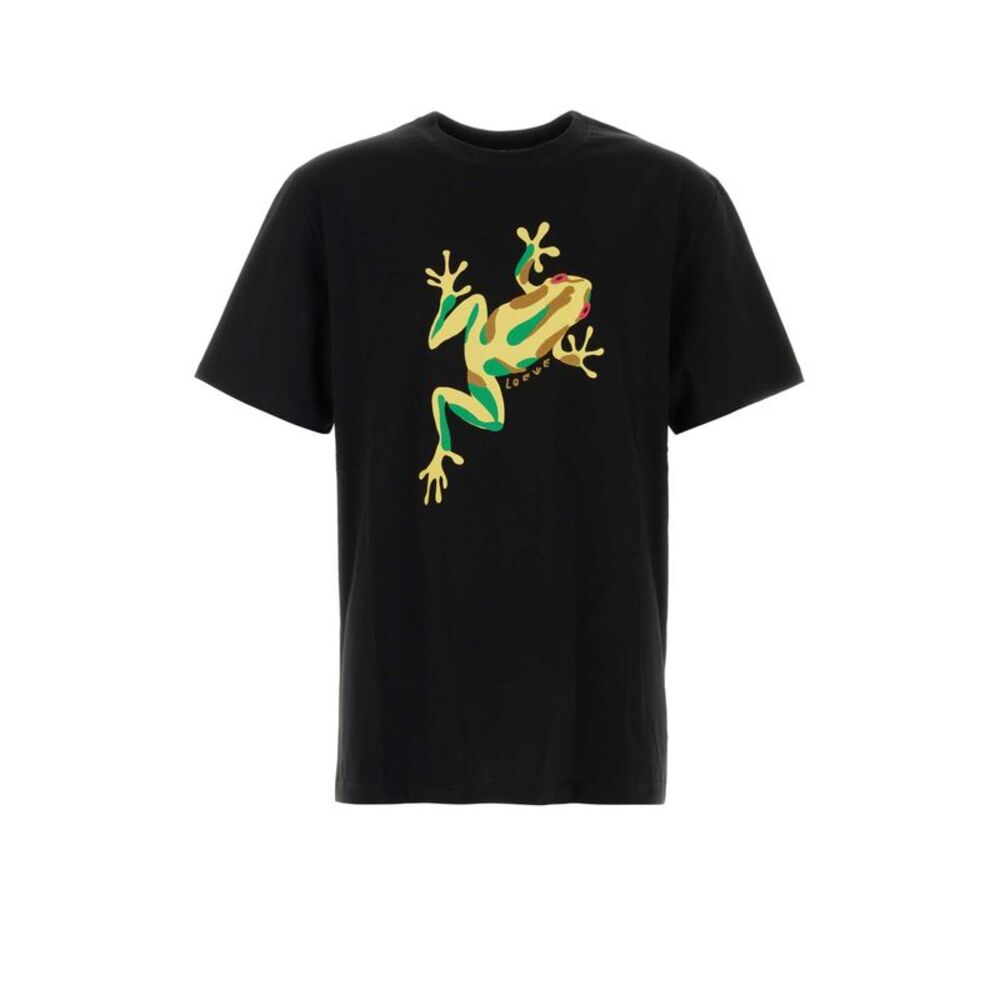 Loewe Paula's Ibiza Men Black Cotton T-Shirt